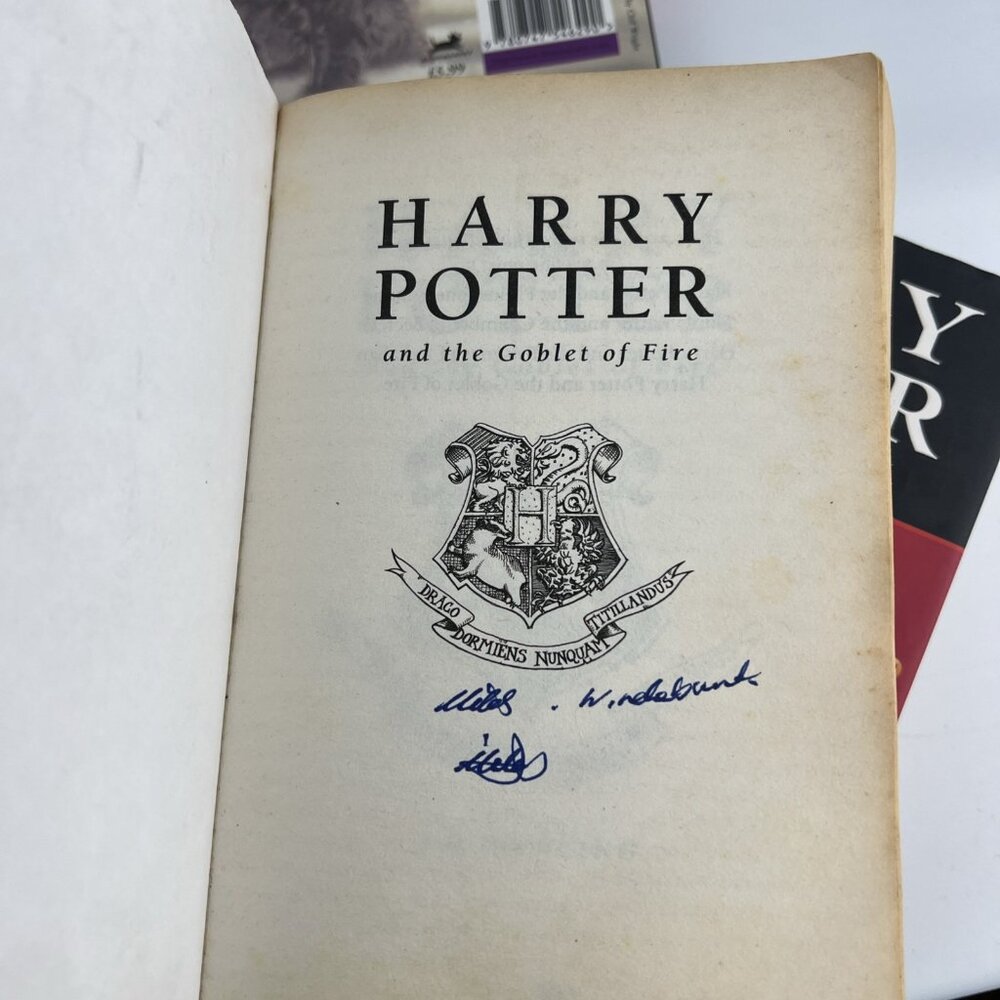 Lot of 5 Harry Potter Bloomsbury UK Book Stone Chamber Prisoner Goblet Hallows - Picture 11 of 16